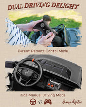 Load image into Gallery viewer, First Ride On 24V Ride on Toys for Big Kids, Licensed Ford Bronco Raptor Electric Car 2 Seater with Remote Control, Kids Ride on Cars w/ 2-Seater, 4.3 Mph Max Speed, Soft Start Function (24V, Black)
