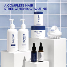Load image into Gallery viewer, Routine Wellness Shampoo and Conditioner Set and Hair Serum for Thinning Hair - DHT Blocker Women &amp; Men - Color Safe Shampoo for Hair Loss &amp; Healthier Hair - Rose Hips Set + Hair Serum

