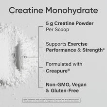 Load image into Gallery viewer, Sports Research® Creatine Monohydrate Powder w/Creapure® - Gain Lean Muscle, Improve Performance, &amp; Support Workout Recovery* - 5g German Creatine · NSF Sport · Easy Mixing - 90 Servings (Unflavored)
