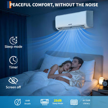 Load image into Gallery viewer, Garvee18000 BTU 21 SEER2 Ductless Mini Split AC &amp; Heat Pump, WiFi Control, Compatible with Alexa, 230V Energy Efficient Inverter System, Cools Up to 1000 Sq.ft
