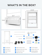 Load image into Gallery viewer, Midea 12,000 BTU U Shaped Smart Inverter Window Air Conditioner - Cools 550 Sq Ft, Ultra Quiet with Open Window Operation - Alexa/Google Assistant Compatible, 37% Energy Savings, Remote (2026 Edition)
