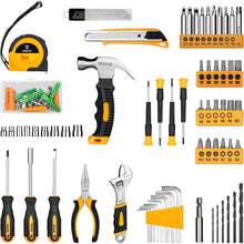 Load image into Gallery viewer, DEKOPRO Tool Set：Tool Kit with 8V Cordless Drill,Tool Box with Drill,Hand Drill Set for Men &amp; Women,Home Tool Kits for House Repair,Handyman,DIY 126 Piece
