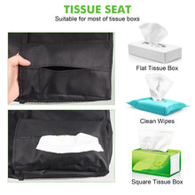 Load image into Gallery viewer, Car Trash Can, 3.5 Gallons Car Can, Handy Car Tissue Holder, Easy-to-Install Car Accessory Interior, Leak-Proof Car Organizer and Storage Bag for the Back/Front/Console of Any Cars, Sedans, SUVs,
