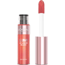 Load image into Gallery viewer, L'Oreal Paris True Match Lumi Le Liquid Blush, Intense Lightweight Blush Formula With Liquid Pigments, Glowy Gold Pink, 0.33 Fl Oz
