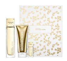 Load image into Gallery viewer, MICHAEL KORS SEXY AMBER 3.4 OZ GIFTSET WITH .24 MINIAND 3.4 OZ BODY CREAM
