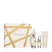 Load image into Gallery viewer, Donna Karan Cashmere Mist Eau de Parfum Essentials 3 Piece Gift Set For Women - Perfume Spray 3.4 Fl. Oz., Mini Perfume Spray 0.5 Fl. Oz., &amp; Body Lotion 3.4 Fl. Oz.
