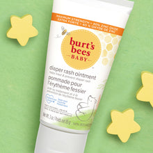 Load image into Gallery viewer, Burt's Bees Baby Diaper Rash Cream, 40% Zinc Oxide Calms &amp; Soothes Skin for Fast Relief, Eczema Safe Balm, 100% Natural Origin Plant Based Formula, Pediatrician Tested, Travel Size, 6 oz (3 oz 2-Pack)
