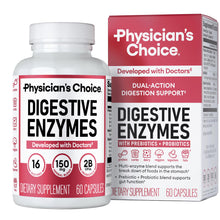 Load image into Gallery viewer, Physician's CHOICE Digestive Enzymes for Bloating &amp; Digestion - Fast-Acting 16 Enzyme Formula with Organic Prebiotics &amp; Probiotics for Gut &amp; Digestive Health - Meal Time Discomfort Relief - 60 CT
