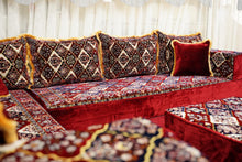 Load image into Gallery viewer, arabicsofa Traditional Floor Majlis Cushions – Modular Diwan Sectional Seating
