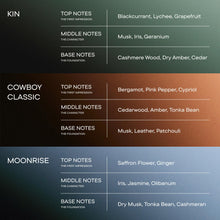 Load image into Gallery viewer, Harry's Men's Cologne Collection- Kin, Moonrise, Cowboy Classic- Eau de Parfum Quality
