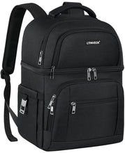 Load image into Gallery viewer, Cooler Backpack,Insulated Backpack Cooler Leakproof Double Deck Cooler Bag for Men Women RFID Lunch Backpack
