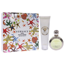 Load image into Gallery viewer, Versace Eros Pour Femme by Versace for Women - 2 Pc Gift Set 3.4oz EDT Spray, 5oz Luxury Body Lotion
