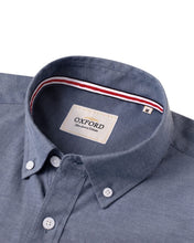 Load image into Gallery viewer, Alimens &amp; Gentle Mens Dark Blue Button Down Shirts Long Sleeve Dress Shirt Work Oxford Shirt with Pocket,Navy,Large
