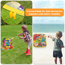 Load image into Gallery viewer, Bean Bag Toss Game for Kids - Cornhole Board Outdoor Toys for Toddlers -Party Activities Carnival Outside Yard Backyard Beach Lawn Games Toy for Kid Boys Girls Age 3 4 5 6 7 8 Year Old Birthday Gifts
