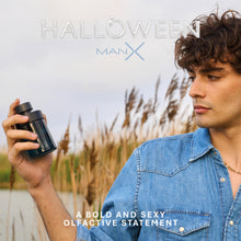 Load image into Gallery viewer, Halloween Man X Eau de Toilette for Men. Amberry Fougere Long Lasting Fragrance with Notes of Lemon, Cinnamon and Amber (4.2 Fl Oz)
