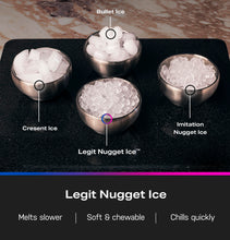 Load image into Gallery viewer, GE Profile Opal 2.0 Ultra Nugget Ice Maker with Side Tank and Scale Inhibiting Filter, Scoop Included, 38 lbs in 24 Hours, Pellet Ice Machine with WiFi &amp; Smart Connected, Stainless Steel
