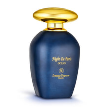 Load image into Gallery viewer, L'Orientale Fragrances Night De Paris Ocean 100ml / 3.3oz - Oil-Based Perfumes for Women &amp; Men, Unisex Aromatic Aquatic Eau de Parfum w/Bergamot - Long-Lasting Up to 24 Hours, Ideal for All Seasons
