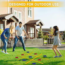 Load image into Gallery viewer, VANPET Giant Tic Tac Toe Bean Bag Toss Games for Kids Adults Family, Large Outside Lawn Yard Backyard Carnival Field Day Game, Beach Picnic Camping Birthday Party Family Reunion Games (Standard)
