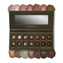 Load image into Gallery viewer, LAURA GELLER NEW YORK The Delectables Earthy Essentials Baked Eyeshadow Palette | 14 Pigmented Eyeshadows Blendable Natural Look
