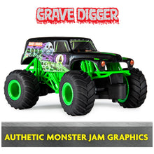 Load image into Gallery viewer, Monster Jam Official Grave Digger Remote Control Monster Truck, 1:24 Scale, 2.4 GHz, for Ages 4 and Up
