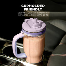 Load image into Gallery viewer, Ninja Blendboss™ | Personal Blender for Smoothies &amp; Frozen Drinks | 26oz Travel Tumbler with LeakProof Lid, Chug Spout &amp; Detachable Straw | Auto-iQ Technology | Lavender Lemonade | DB351PR
