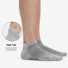 Load image into Gallery viewer, BAMBOO COOL Men's Ankle Socks Moisture Wicking Breathable Odor Control Athletic Cushioned Running Socks Arch Support 8 Pack
