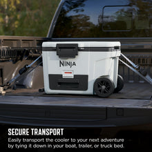 Load image into Gallery viewer, Ninja FrostVault 45QT Cooler with Wheels | Insulated with Temp Dry Storage Drawer | Keeps Ice Cold for Days | for The Beach, Camping, Picnics &amp; More | Daffodil Daze | FB245YL
