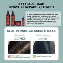 Load image into Gallery viewer, 100% Natural Raw Organic Batana Oil Sulfate-Free Complete Hair Growth , Anti-Hair Loss &amp; Repair System Kit – Shampoo, Conditioner, Hair Mask, &amp; Leave-In Spray | Thickness &amp; Prevents Loss for Men Women
