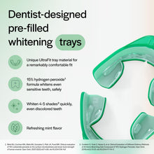 Load image into Gallery viewer, Opalescence Go 15- Prefilled Teeth Whitening Trays Kit - 15% Hydrogen Peroxide - (10 Treatments) Dentist Recomended - Made by Ultradent Products. Teeth Whitening Kit -Mint - 5194-1
