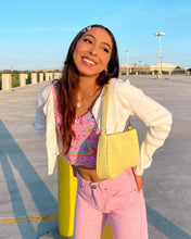 Load image into Gallery viewer, JW PEI Women's Eva Shoulder Handbag (Light Yellow)
