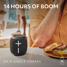 Load image into Gallery viewer, Ultimate Ears WONDERBOOM 4 Portable Waterproof Bluetooth Speaker with Big Bass and 360-Degree Sound, Dustproof Floating Speaker with 131ft (40m) Range - Black
