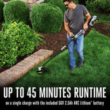 Load image into Gallery viewer, EGO Power+ String Trimmer, Battery Powered, 16" Trimmer for Weeds and Grass with POWERLOAD, Telescopic Carbon Fiber Shaft, Includes 56V 2.5Ah Battery and Charger - ST1611T
