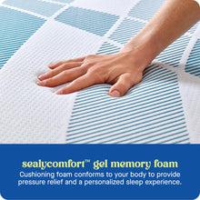 Load image into Gallery viewer, Sealy Dreamlife 14” Hybrid Mattress-in-a-Box, Queen, SealyComfort Gel Memory Foam, SealyResponsive Encased Coils, Machine Washable Cover
