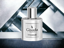 Load image into Gallery viewer, Gisada Switzerland Eau De Parfum Fragrance, Perfume + Cologne for Men (Spicy, Amber, Warm + Woody) Titanium, 50mL/1.7oz
