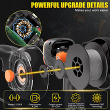 Load image into Gallery viewer, Protmex Handheld MIG Welder Machine - 110V Flux Core Portable Welder, 120A Gasless MIG Welding Machine, Inverter Wire Feed Welding Equipment, for Solder Bar Sizes from 0.030" to 0.035" (0.81.0mm)
