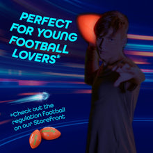Load image into Gallery viewer, GlowCity Glow in The Dark Football - Light Up, Youth Size Footballs for Kids - LED Lights and Pre-Installed Batteries Included﻿

