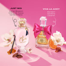 Load image into Gallery viewer, Juicy Couture Just Moi Eau de Parfum Spray for Women, Amber Vanilla Perfume with Cacao Blossom, Magnolia &amp; Musk, Long-Lasting Scent, 3.4 fl oz
