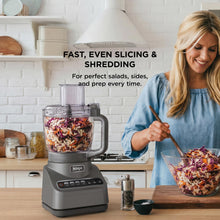 Load image into Gallery viewer, Ninja Food Processor, Professional Plus, 1000 Peak Watts, 4 Functions for Chopping, Slicing, Purees &amp; Dough with 9-Cup Processor Bowl, 3 Blades, Food Chute &amp; Pusher, Silver, BN601
