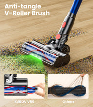 Load image into Gallery viewer, KARDV Cordless Vacuum Cleaner, 500W/40Kpa Vacuum Cleaners for Home, 60Mins Stick Vacuum with LED Display, Anti-Tangle &amp; Wall Mount Charging, 8 in 1 Lightweight Vacuum for Hard Floors Carpet Pet Hair
