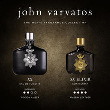 Load image into Gallery viewer, John Varvatos XX Elixir Spray, Cologne for Men, Long-Lasting, Amber Leather Scent with Notes of Rum &amp; Davana Essence, 2.5 fl oz
