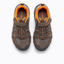 Load image into Gallery viewer, Merrell unisex child Trail Chaser Hiking Sneaker, Gunsmoke/Orange, 4 Big Kid US
