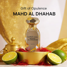 Load image into Gallery viewer, AFLUXE MAHD AL DHAHAB Luxury Unisex Perfume - Dazzling Citrus &amp; Amber Oud Essence - 100ml Eau de Parfum - All-Day Luminosity - Signature Blend of Contrasts(MAHD AL DHAHAB)
