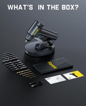 Load image into Gallery viewer, Fanttik K2 Ultra Power Drill, Cordless Drill/Driver, 3/8'' Keyless Chuck, Max. 30 N.m, Max. 1250 RPM, TapSwitch Gear Change, 2.5AH Rechargeable Battery, Tool Kit for Home DIY Projects
