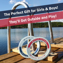 Load image into Gallery viewer, Summer Gifts for Kids [Frisbee Rings] Toys for Boys Girls Ages 4 5 6 7 9 10 11 Year Old Outdoor Games for Kids 8-12 Top Teenagers Toss Family Fun Backyard BBQ School Playground Pool Beach Gift Ideas
