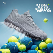 Load image into Gallery viewer, Womens Walking Running Shoes Air Cushion Basketball Sneakers Fashion Tennis Breathable Sport Gym Fitness Cross Trainers Shoes Light Grey 6.5
