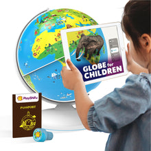 Load image into Gallery viewer, PlayShifu Globe for Kids– Orboot Earth: Interactive Kids Globe with 1000+ Facts on Animals, Places &amp; Monuments | Tech-Powered Learning Toy &amp; STEM Gift for Kids Ages 4–10
