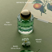 Load image into Gallery viewer, RANAVAT Infinite Resonance Eau de Parfum - Fresh Citrus + Floral Long-Lasting Perfume with Neroli, Mandarin + White Musk - Bright, Uplifting Body Mist - Vegan, No Phthalate Body + Hair Perfume (50 ML)
