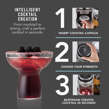 Load image into Gallery viewer, Bartesian Duet Cocktail Machine and Margarita Maker - Compact Home Bartender Mixologist Drink Mixer with 2 Glass Spirit Bottles - Automatic Machine Creates Premium Cocktails and Mocktails in Seconds
