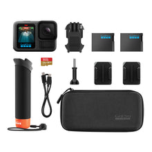 Load image into Gallery viewer, GoPro HERO13 Black Accessory Bundle - Includes The Handler, 2 Enduro Batteries, 2 Curved Adhesive Mounts, 64GB SanDisk MicroSD Card, and Carrying Case
