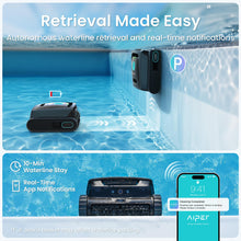 Load image into Gallery viewer, (2026 New) AIPER Scuba V3 AI Vision Cordless Robotic Pool Cleaner, 10x Faster Pool Cleaning with AI Patrol, 24/7 Auto Cleaning, Smart Waterline Parking &amp; Multi-Layer Filtration, Gray

